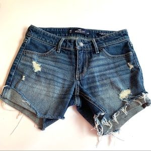 Hollister Liw Rise‎ MIDI Vintage Stretch Shorts 00